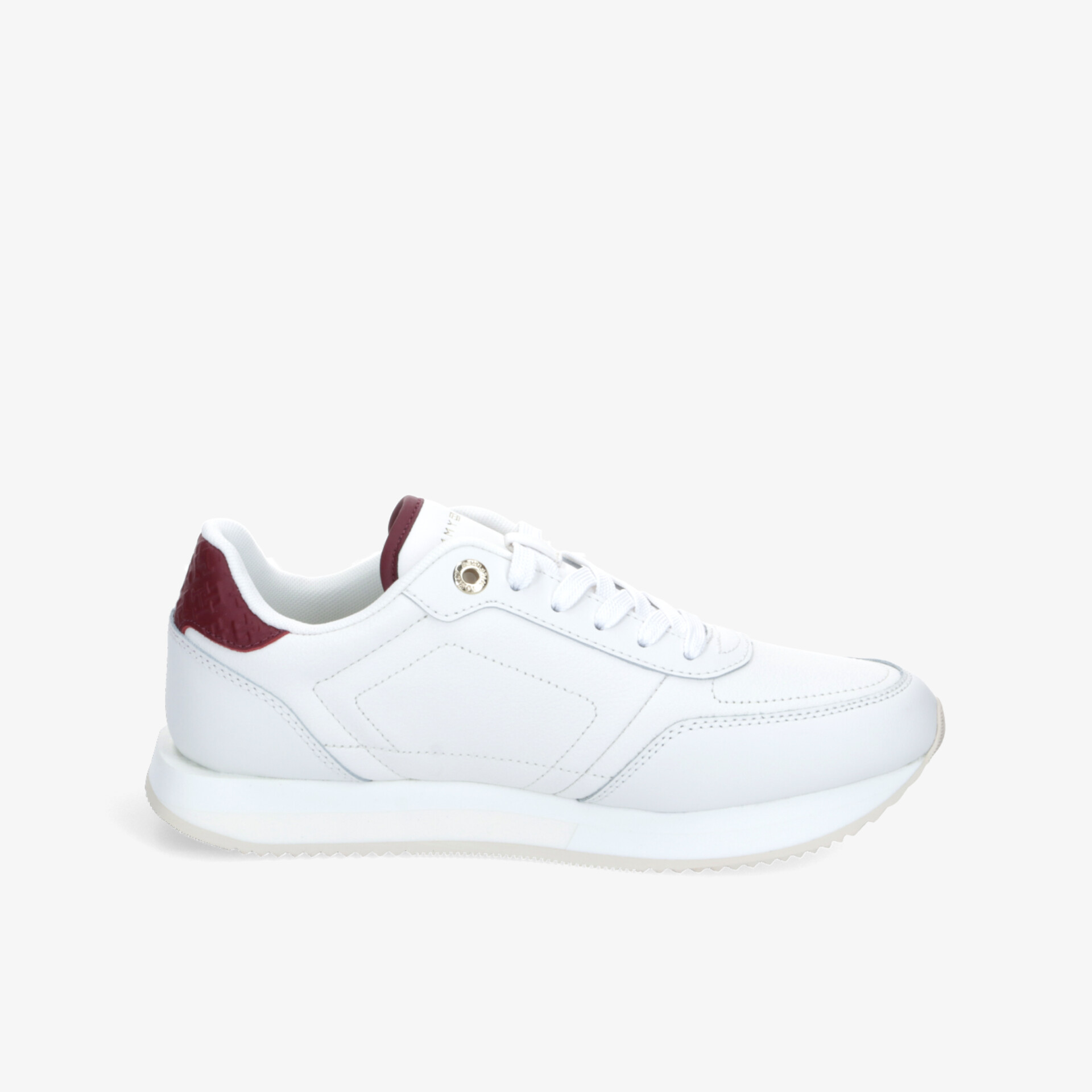 TOMMY HILFIGER Damen Sneaker Low weiß