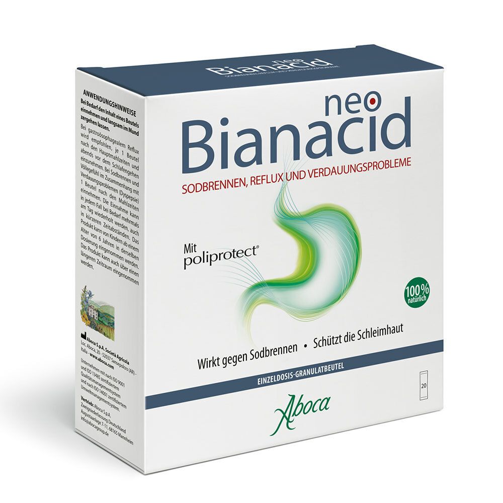NeoBianacid Lutschtabletten gegen Sodbrennen, Reflux, Verdauungsprobleme Minzgeschmack