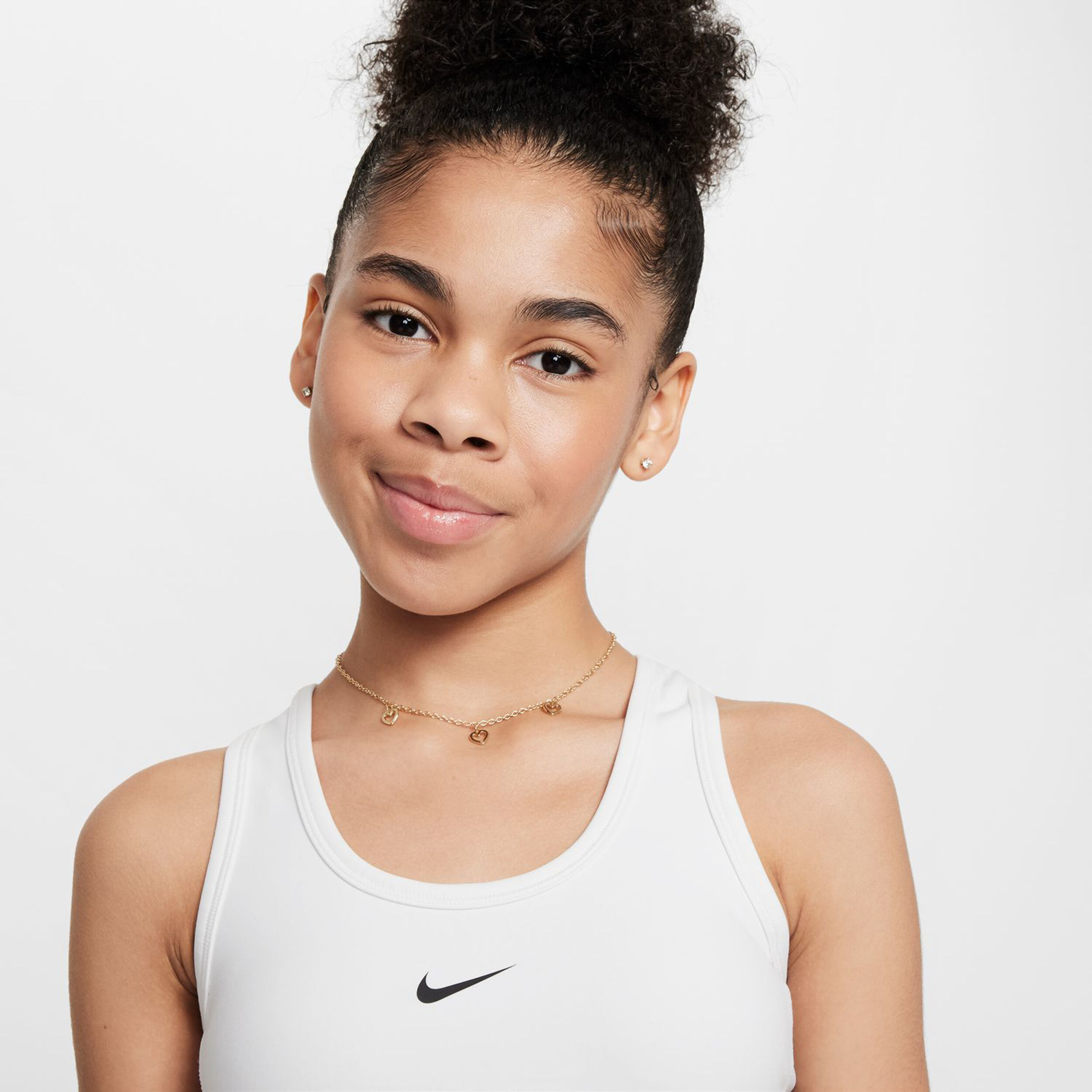Nike Dri-Fit One Débardeur Tank Top Filles - Blanc , Noir