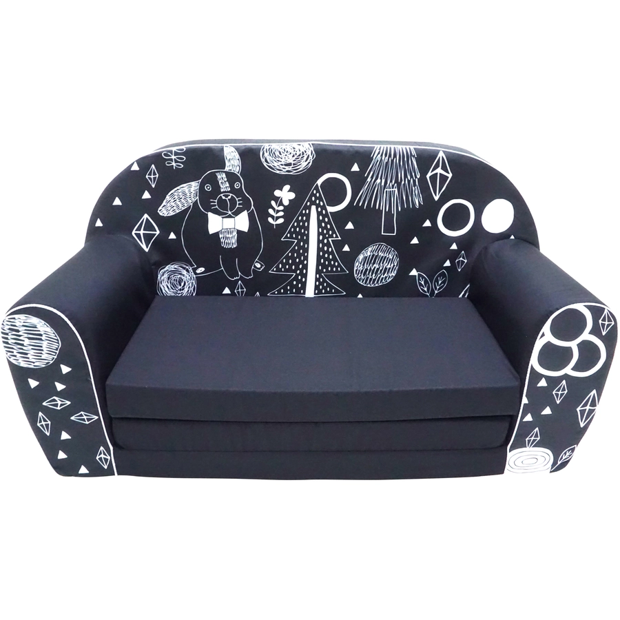 knorr toys® Kindersofa Rabbit schwarz