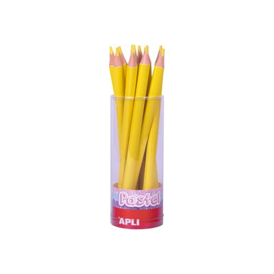 Apli Agipa - Crayon de couleur triangulaire Jumbo - jaune pastel
