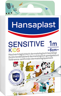 Hansaplast Pleisters Sensitive Kids 1m x 6cm 1ST