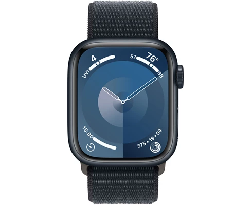 Apple Watch Series 9 GPS   Cellular 45mm Midnight Aluminium Case with Midnight Sport Loop