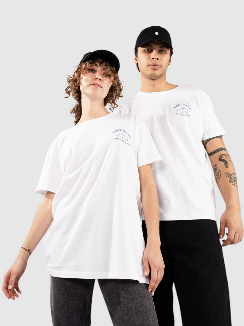 Party Pants Moby Says T-Shirt white