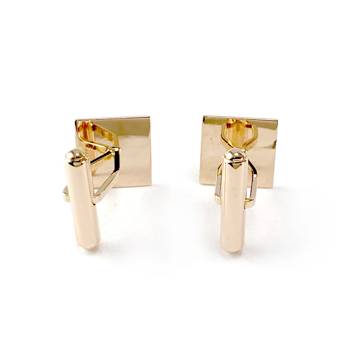 Boutons de manchettes d'occasion or 750 jaune