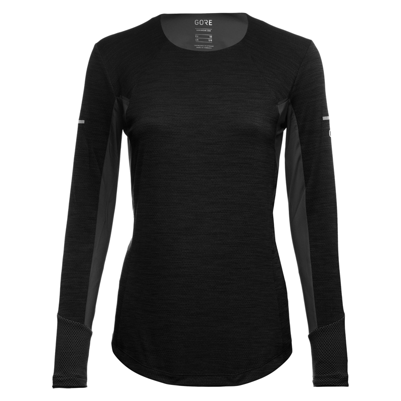 gore w vivid ls shirt 576 100756 ny black
