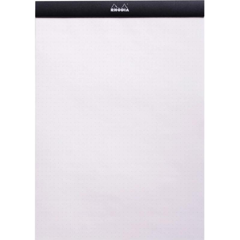 Bloc agrafé dotPad N°18 A4 80 feuilles DOT 80 g. - Noir