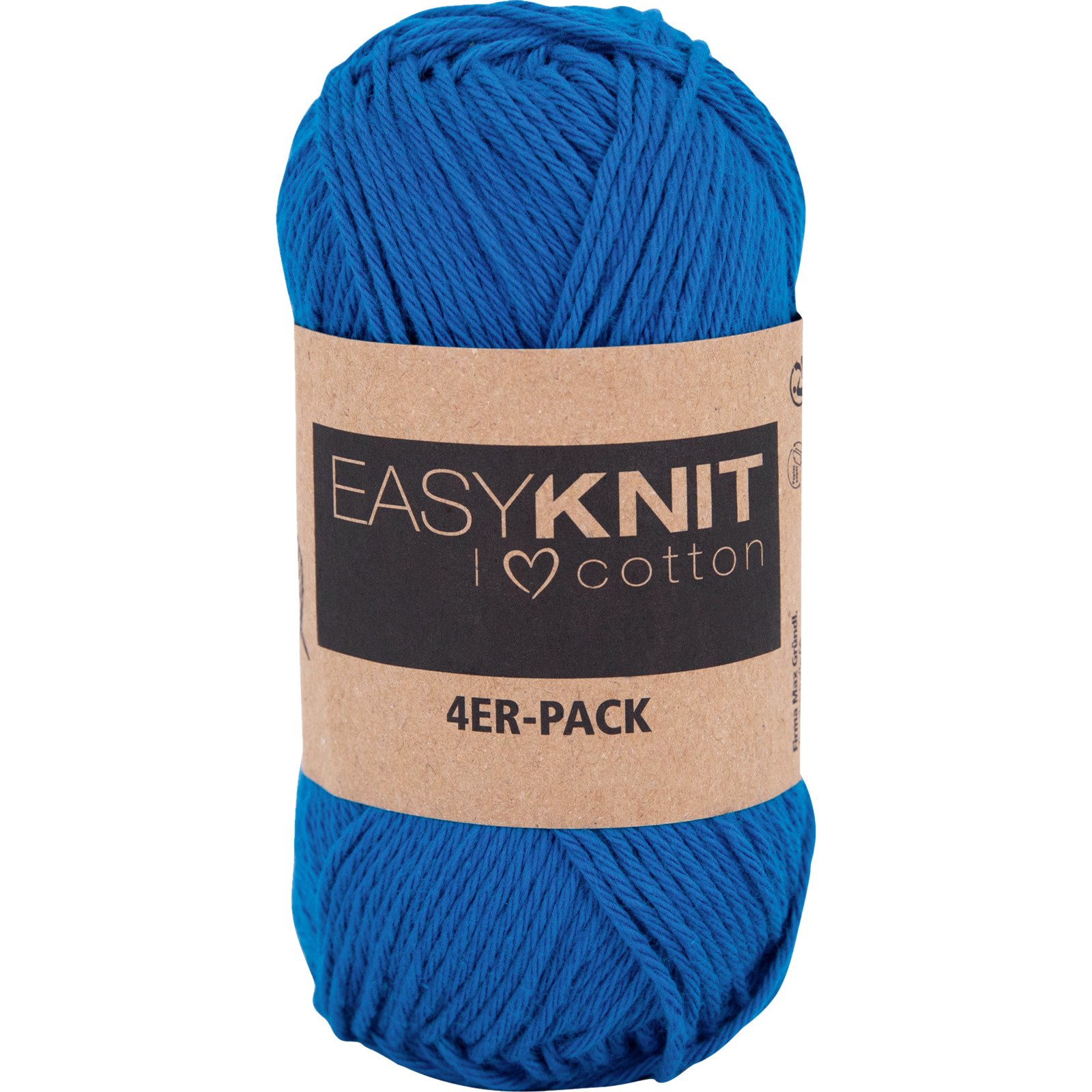 Baumwollgarn I love cotton 4er-Set, 4 x 50 g / Knäuel