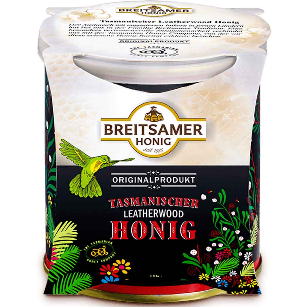 Breitsamer Honig Tasmanischer Leatherwood Honig 350g MHD:30.6.26