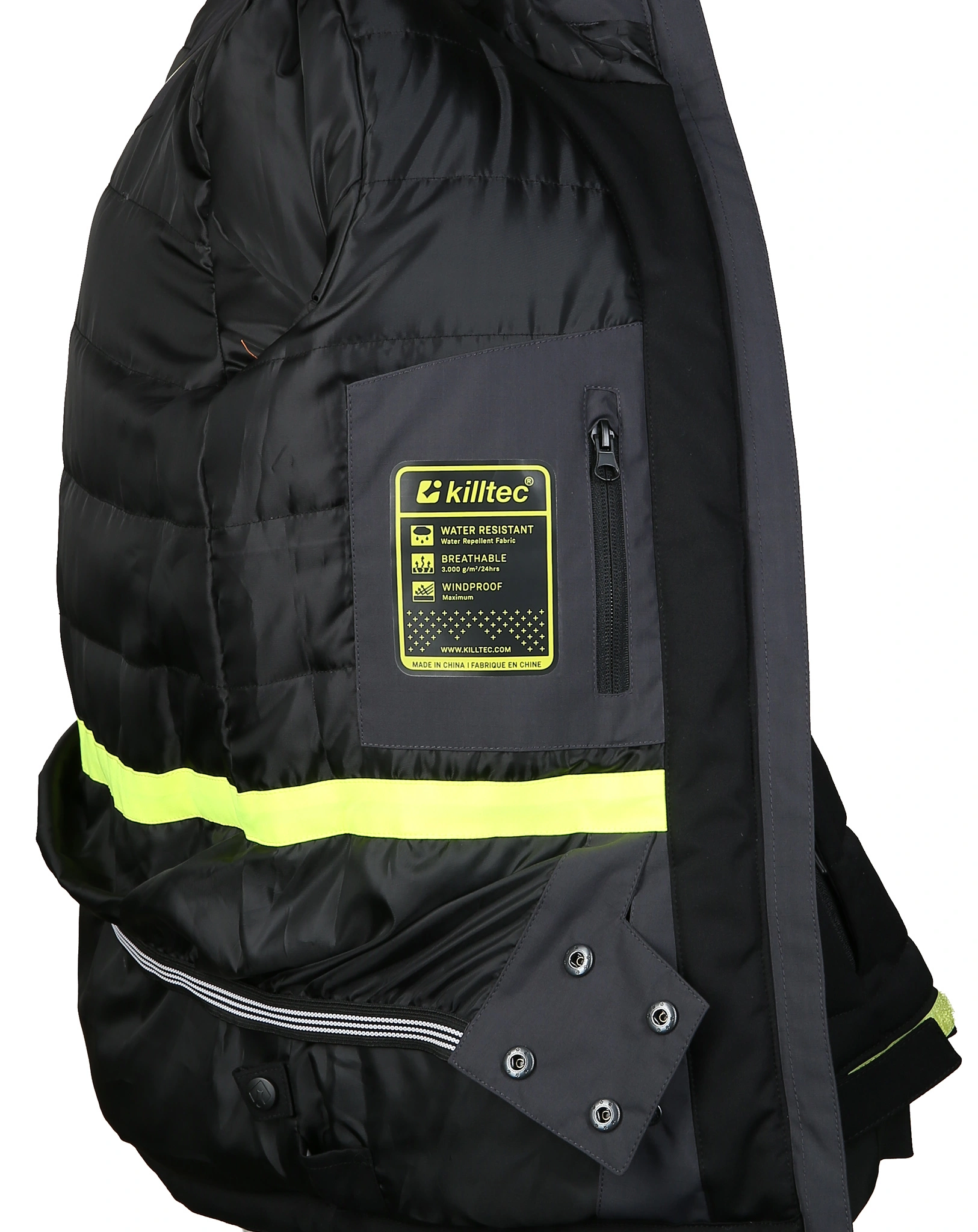 Steppjacke KSW 123 BYS SKI in schwarz
