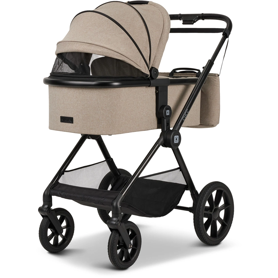 MOON Kombikinderwagen Clicc mud melange