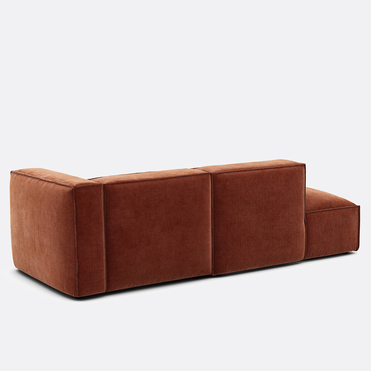 LA REDOUTE INTERIEURS<br>Sofá retangular em veludo vintage Seven