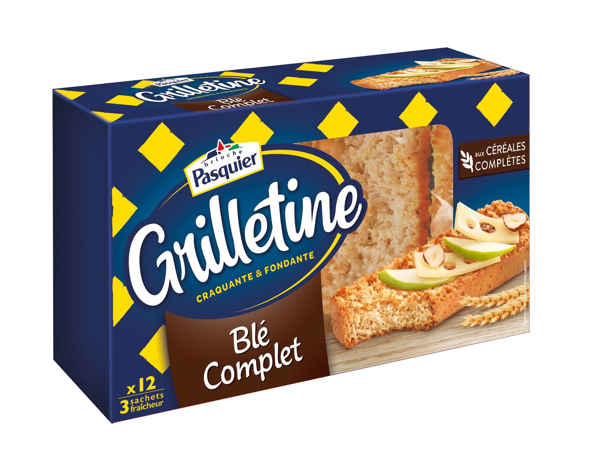 TOSTAS BRIOCHE PASQUIER GRILLETINE INTEGRAL 161 G