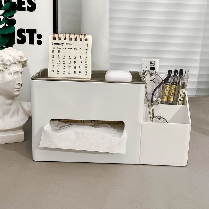 Fun House - Plastic bureau-organizer met tissuebox