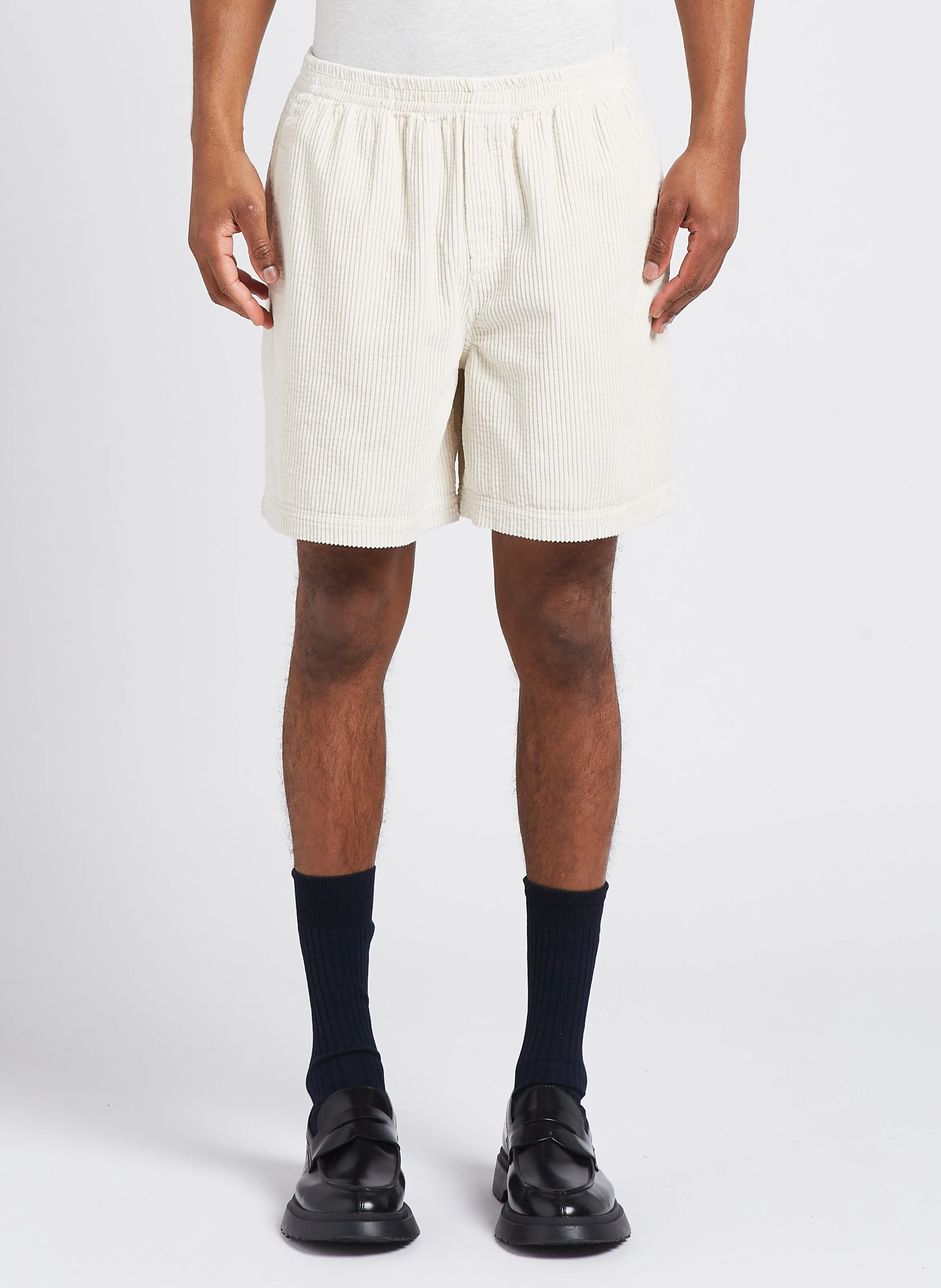 PADOW - Short droit en coton| Beige