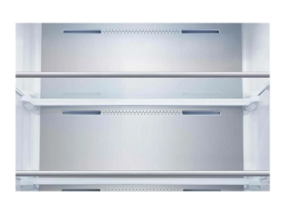 Hisense RL481N4BIE - Køleskab - bredde: 59.5 cm - dybde: 65.1 cm - højde: 185.5 cm - 370 liter - Klasse E - rustfrit stål/grå
