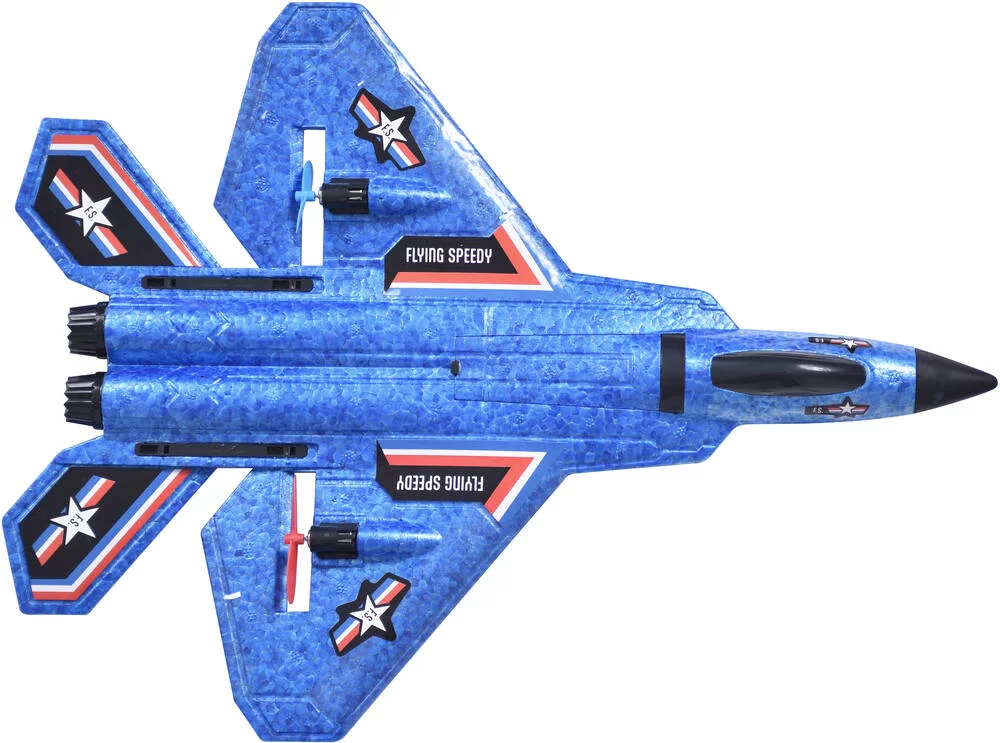 AVION RADIOCOMMANDE FLYING SPEEDY BLEU