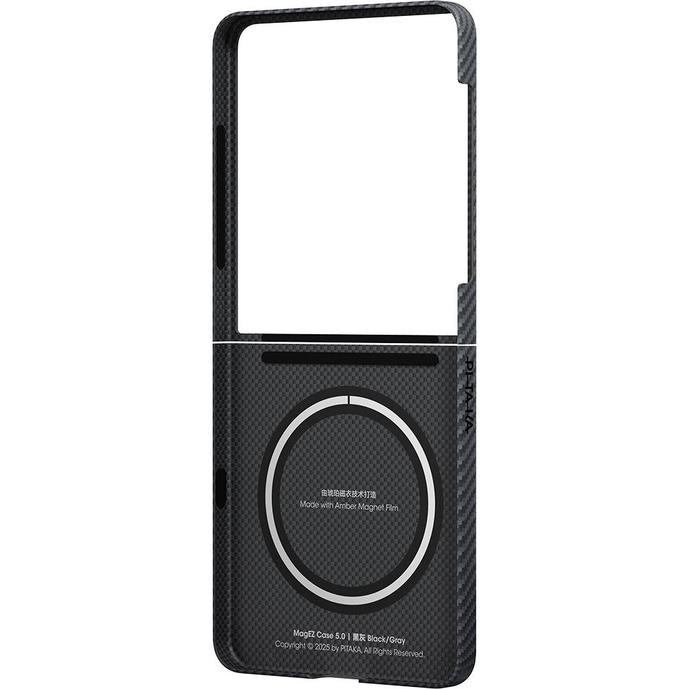 Samsung Galaxy Z Flip7 MagEZ 6 Aramid Schutzhülle MagSafe-Modul (FBFLIP7) - Schwarz