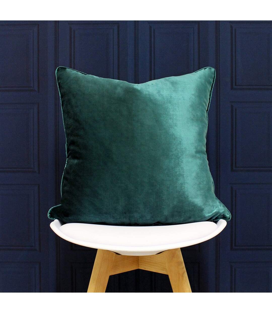 Riva Home - Housse de coussin en velours (Bleu) (55 x 55 cm) - UTRV1084