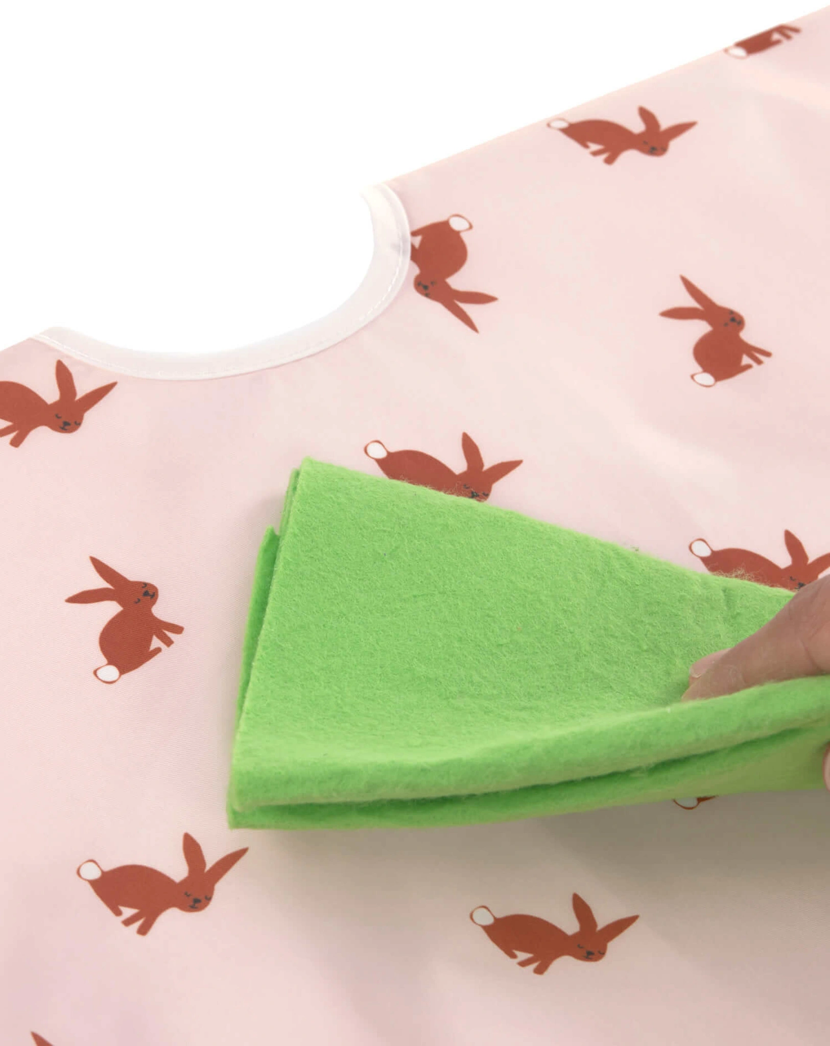Ärmellätzchen LITTLE FOREST RABBIT 2er-Set in rosa