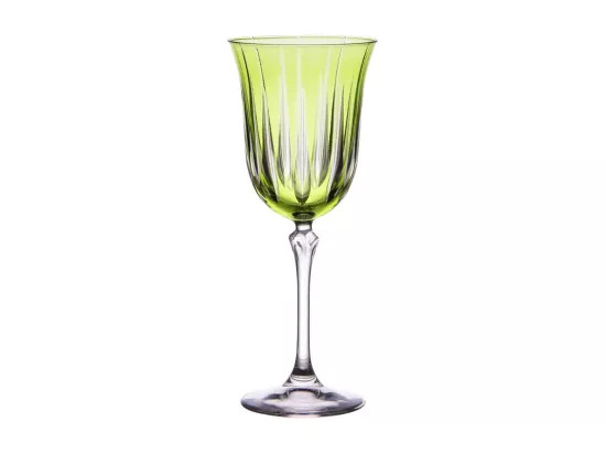 Coffret de 6 verres à pied Divina vert 28 cl