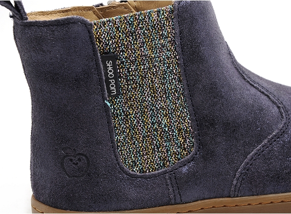 Shoo pom boots bottine enfant play chelsea bleu