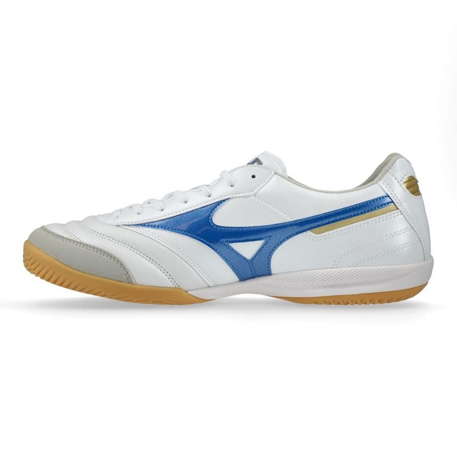 Mizuno Morelia Sala Elite IN Mugen - Blanc/Bleu/Doré