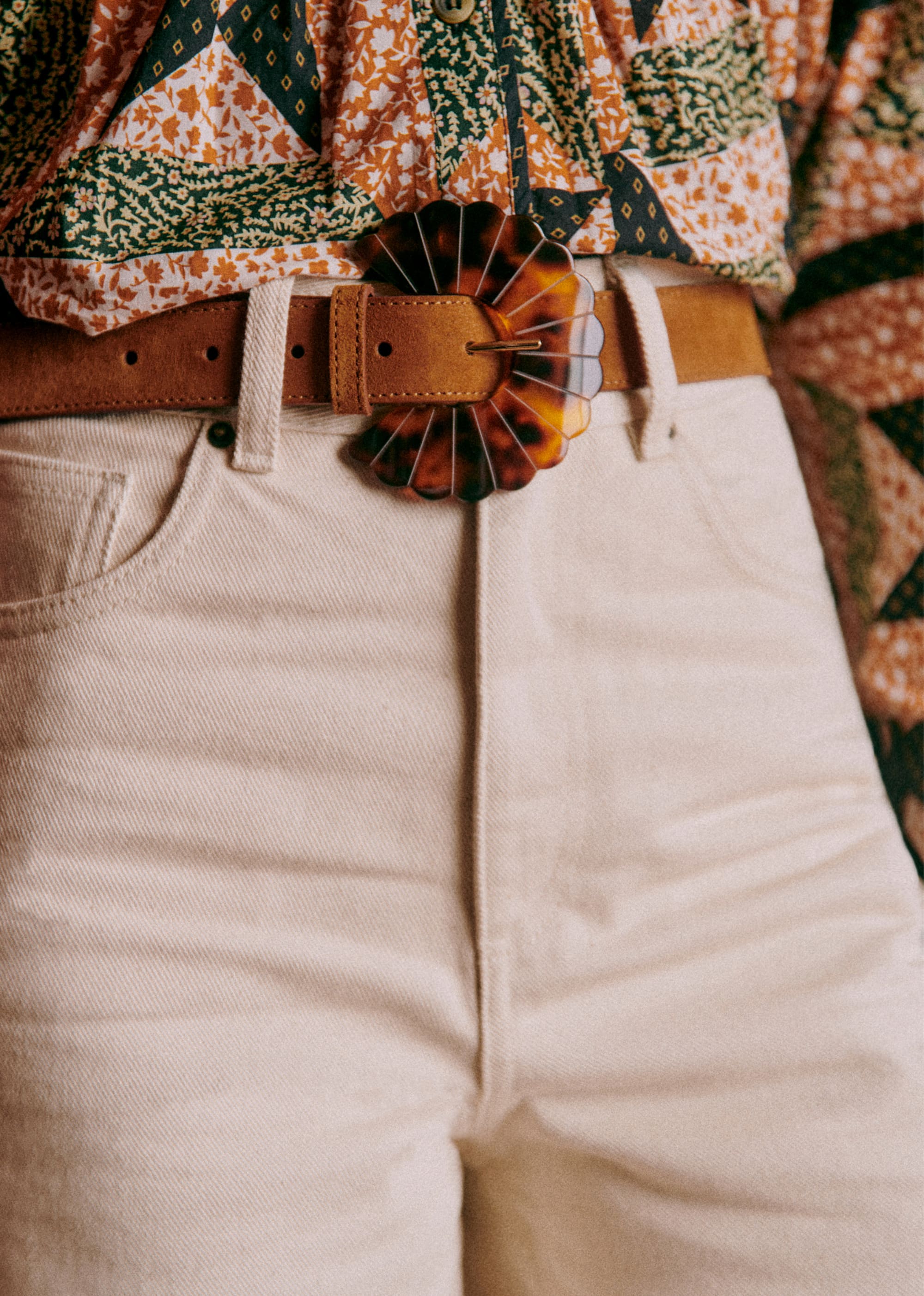 Ceinture Sandy - Tabac écaille - E-SHOP/CEINTURES 5905894