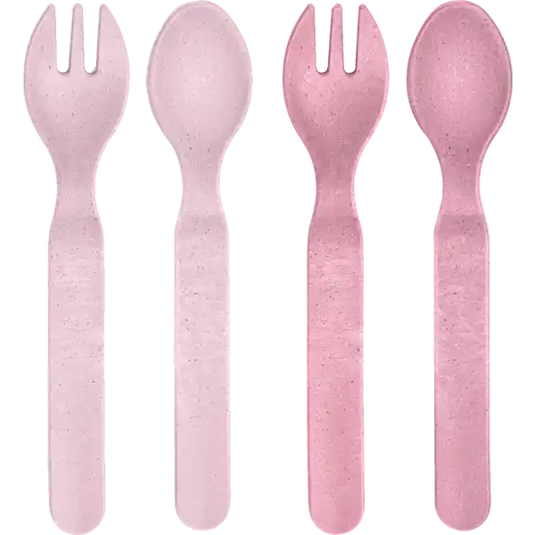 Growing Besteck 2er Set rosa