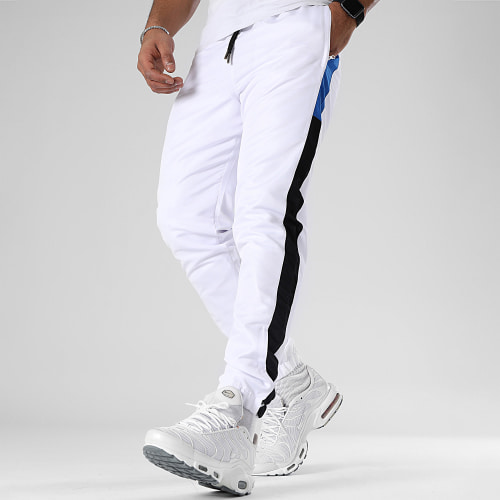 Pantalon Jogging Diamant 0291 Blanc Bleu