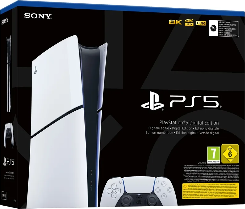 Sony PlayStation 5 Slim Édition Digitale Consoles de jeux