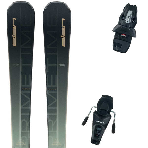 Pack ski ELAN PRIMETIME 22 PS + EL 10.0 GW SHIFT GREY/BLACK
