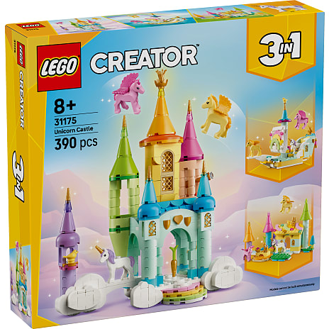 LEGO Creator 3-i-1 Enhjørningeslot 31175