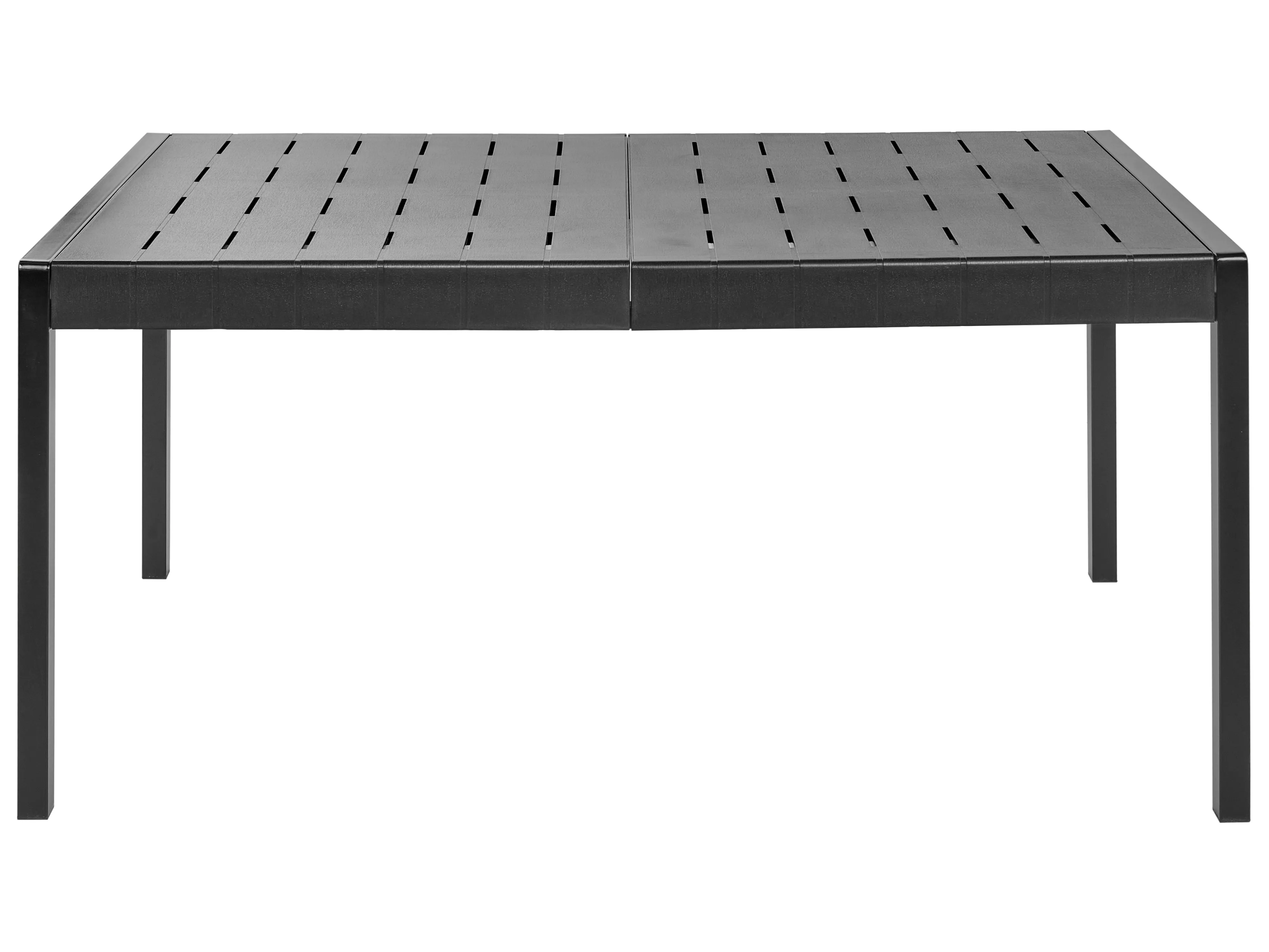 Tuin eettafel BARTICA 154 cm 84 cm Zwart