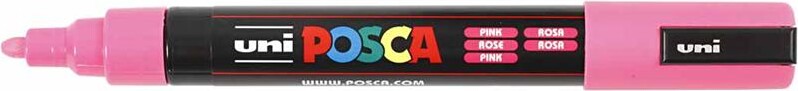Posca Tusch - Nr. Pc-5M - Tykkelse 2,5 MM - Pink