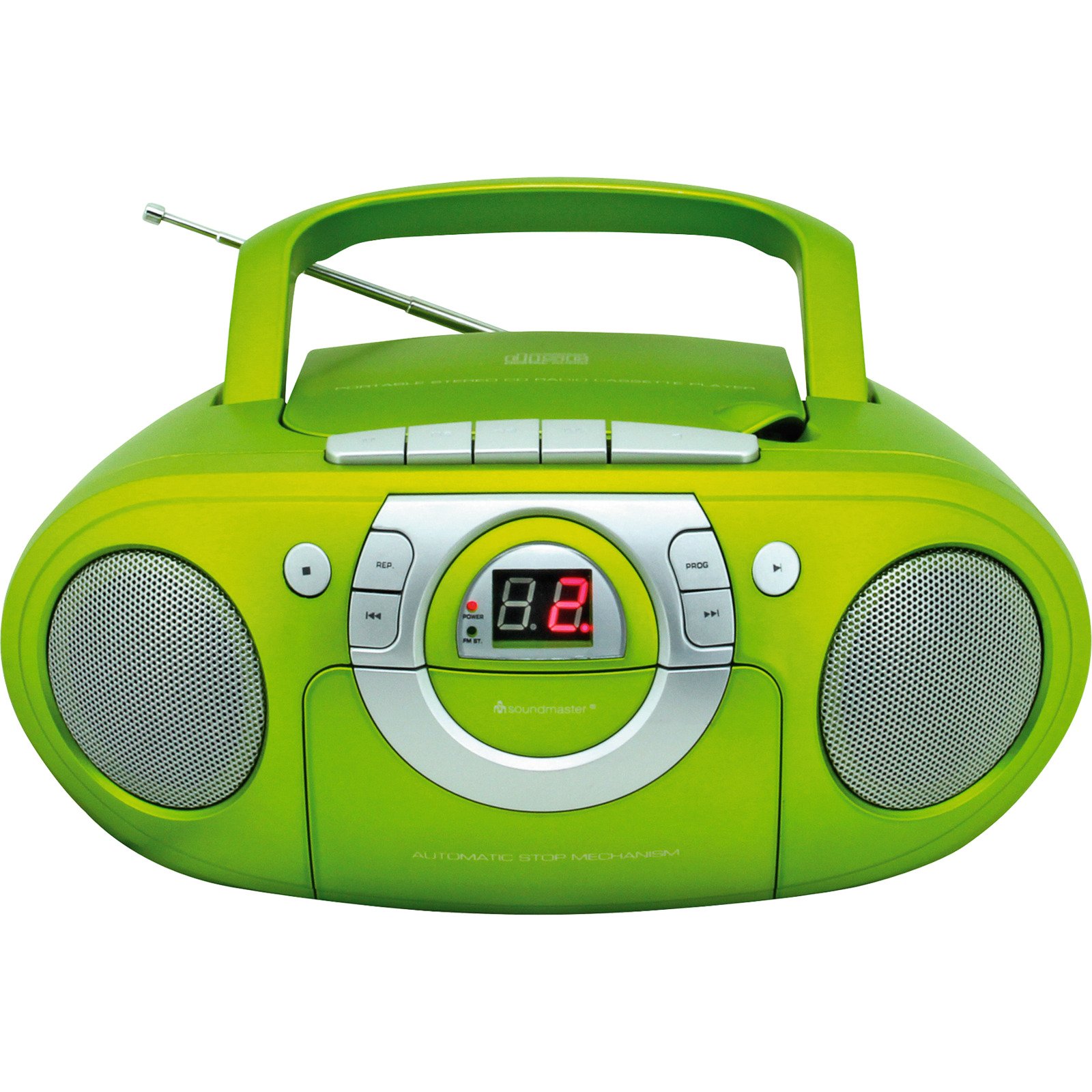 Radio-Kassettenspieler mit CD-S, schwarz