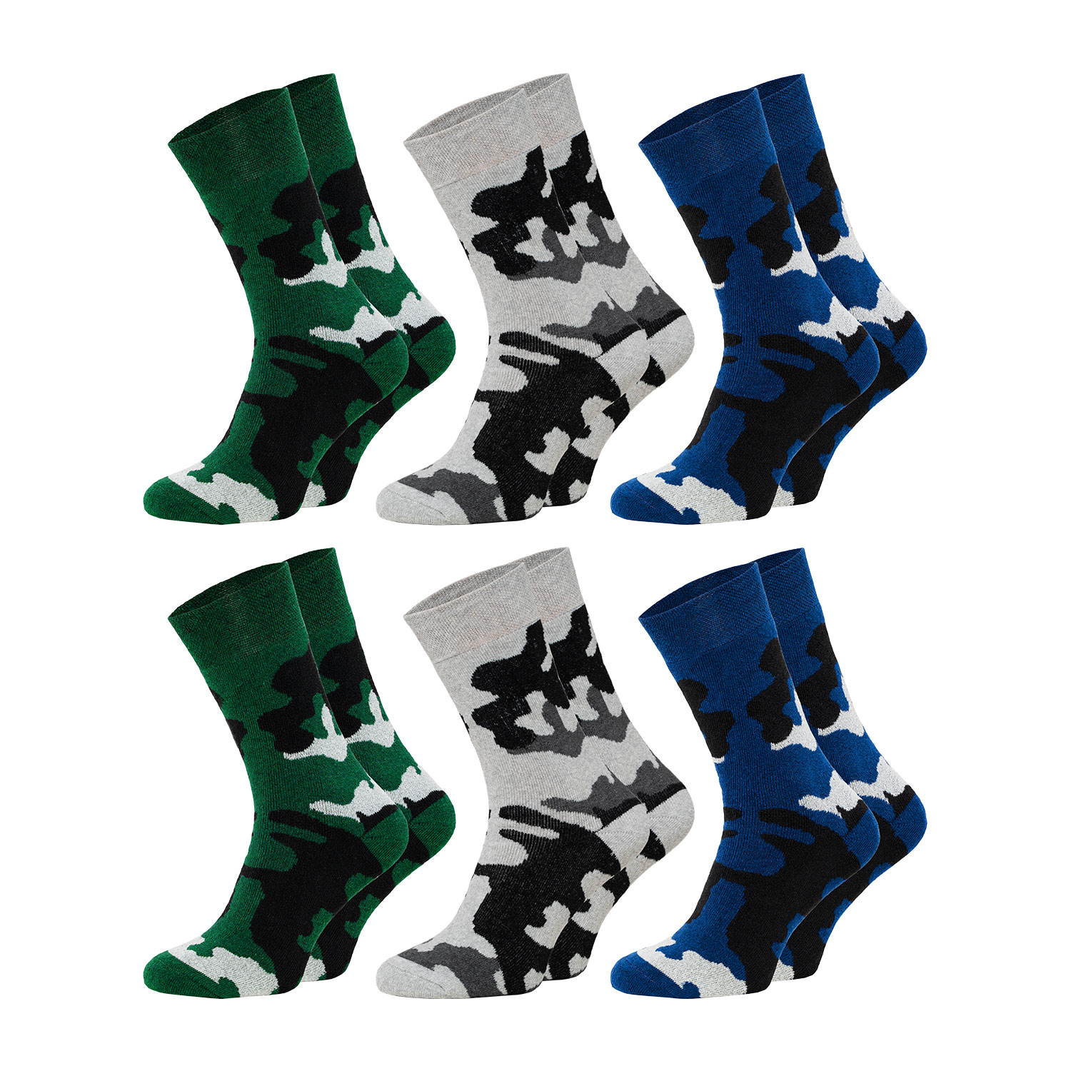 Chili Lifestyle Thermosocken OUTDOOR 6 Paar Camouflage Winter