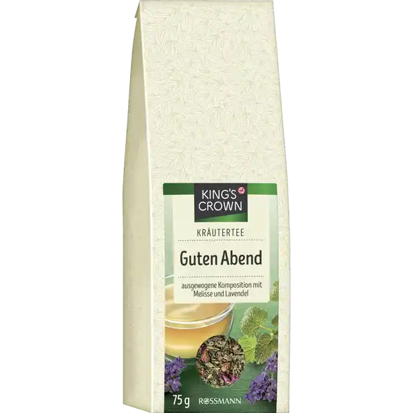 Kräutertee Guten Abend