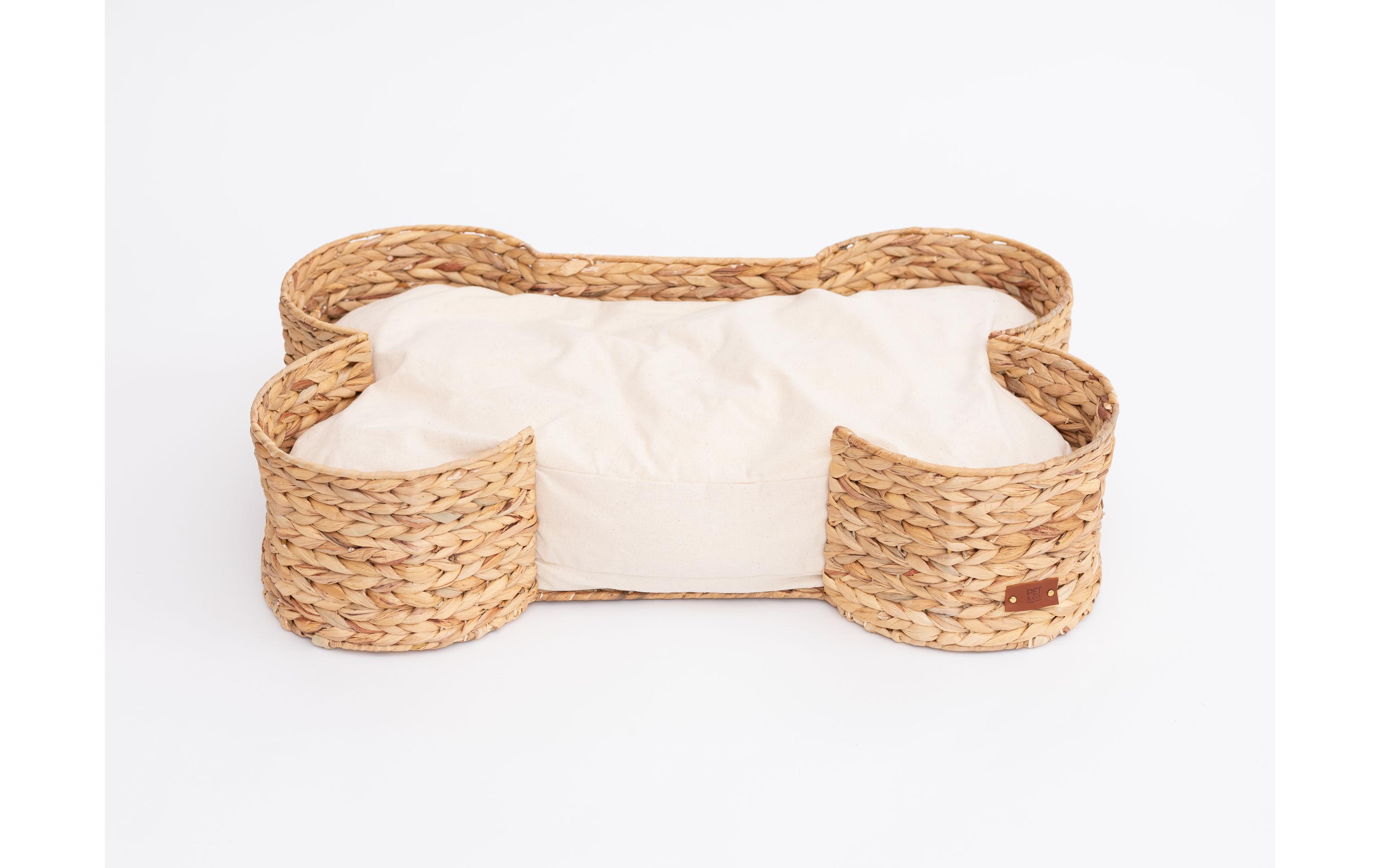 Hunde-Bett Bongo NatureHundekorb im Boho Look