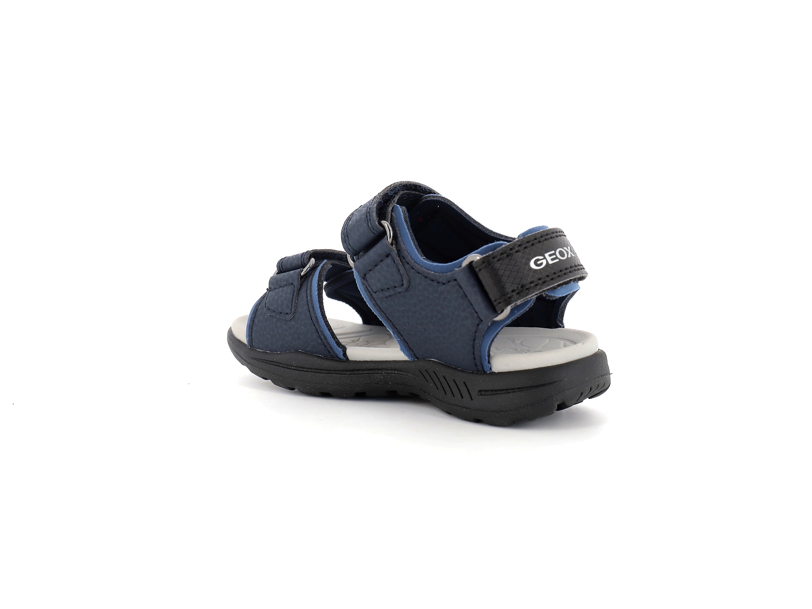Geox-VANIETT BOY-J155XB Synthétique Marine Rouge