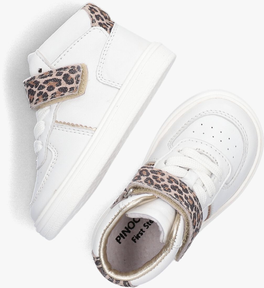 PINOCCHIO witte pinocchio hoge sneaker f1039