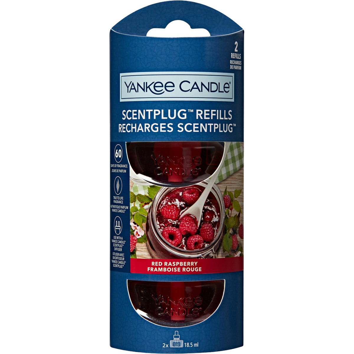 Recharges diffuseur - Scentplug - Framboise rouge - 2 x 18,5 ml