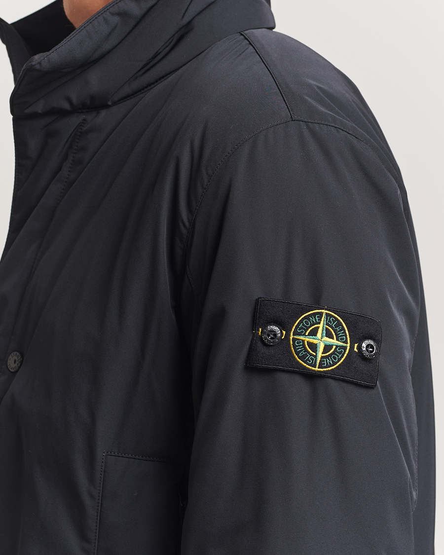 Stone Island Micro Twill Padded Jacket Black