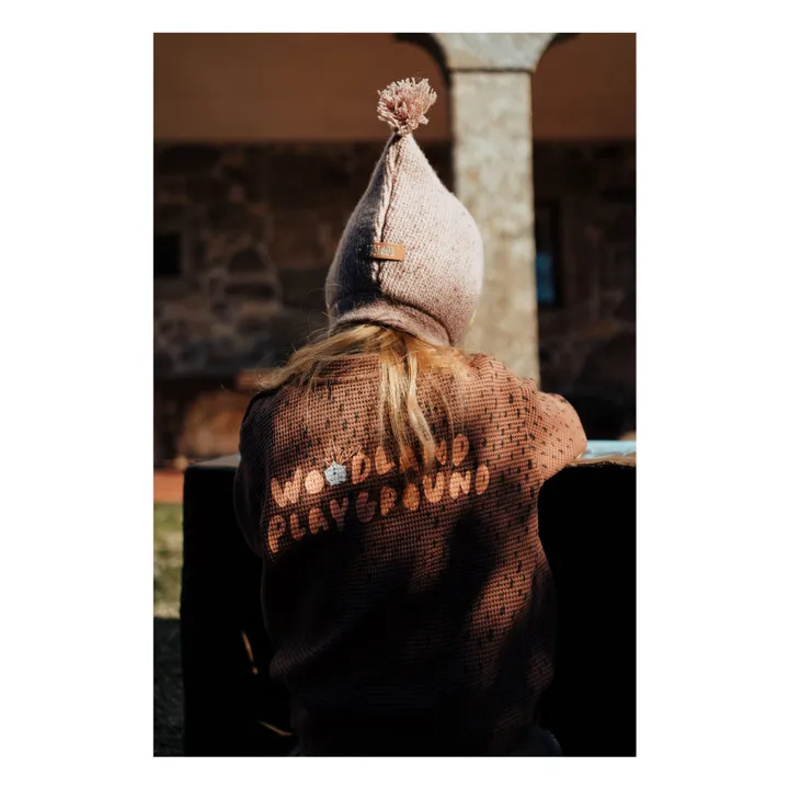 Bootani Bonnet Pompon Laine | Rose