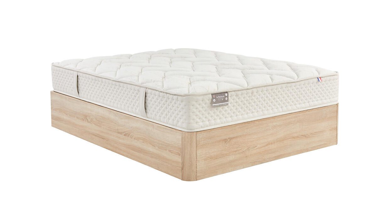 LA REDOUTE INTERIEURS<br>Conjunto IZY de cama box + colchão de molas ensacadas
