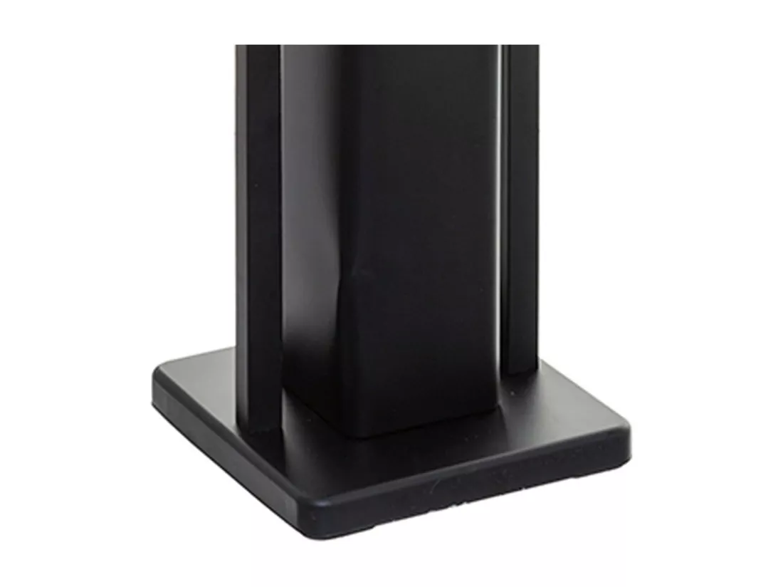 WELL HOME - Porte-papier toilette 'Natureo' avec porte-brosse en noir fonctionnel Ø20x60cm