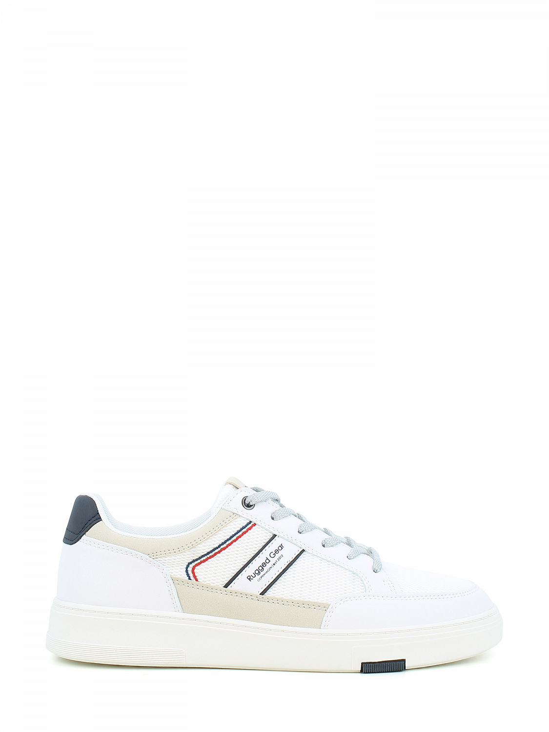 Rugged Gear White Retro Tennis