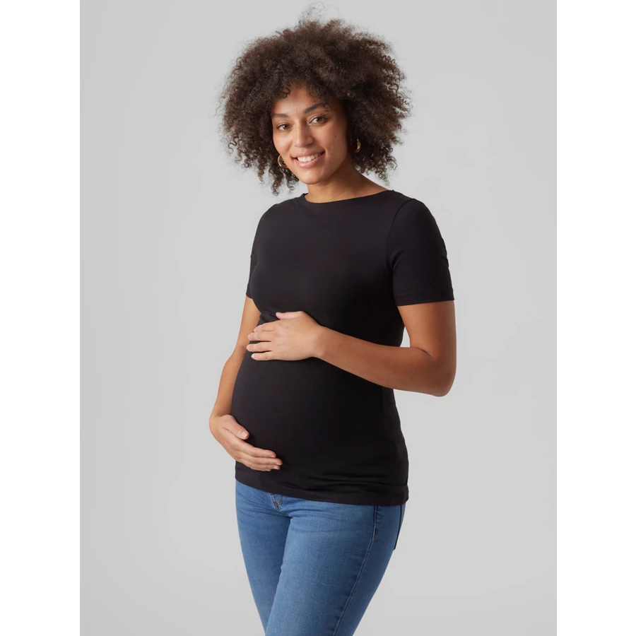 VERO MODA Umstandsshirt VMMPANDA Black