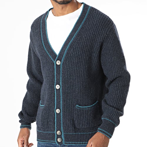 Cardigan Bleu Marine Chiné