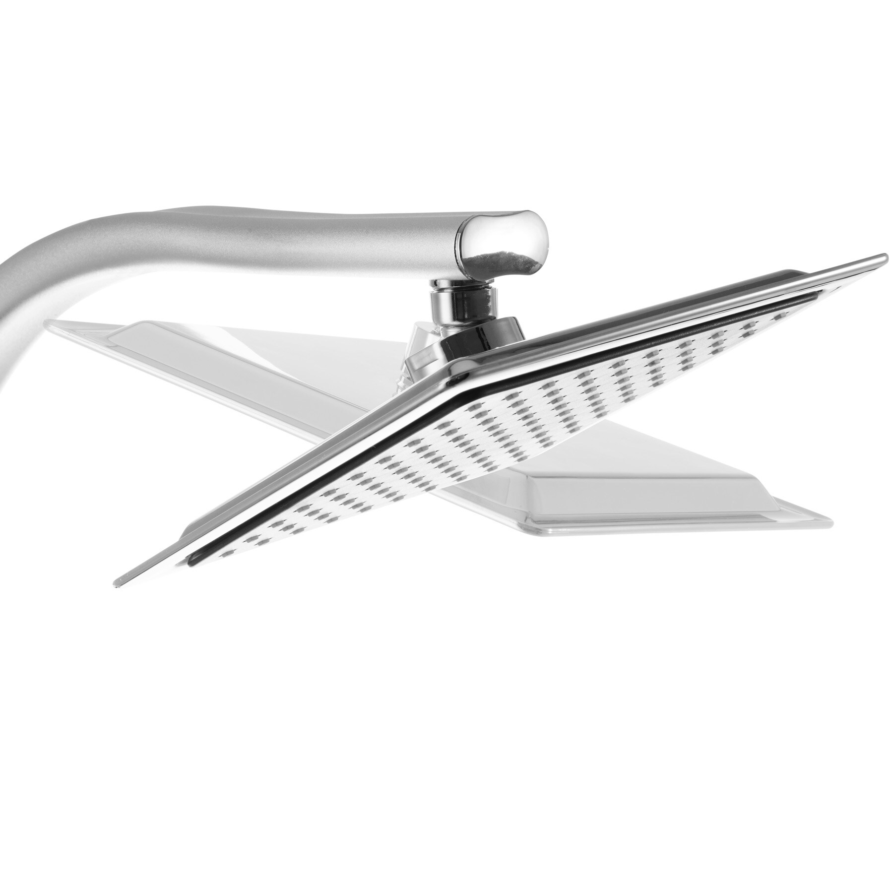 tectake® Regenduschsystem, Chrom-Optik, zusätzliche Handbrause, Antikalktechnik